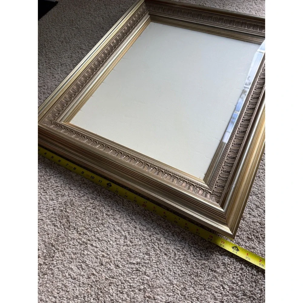 Baroque Ornate Gold Picture Frame 24x28 Large Traditional Wall mirror Decor